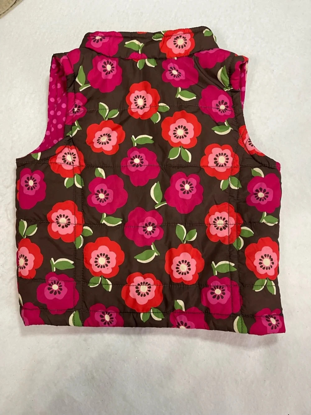 Girl’s OshKosh Puffy Vest‎ Snap Front Sz 3T